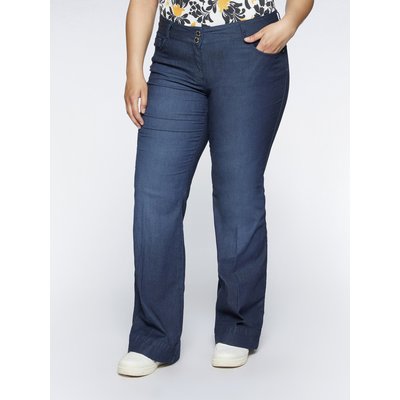 Jean flare en denim léger FIORELLA RUBINO