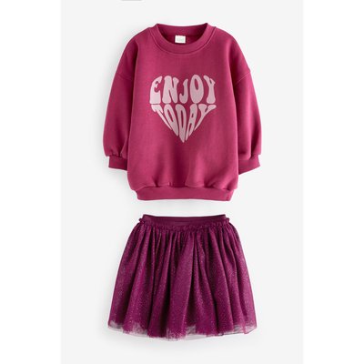 Jupe et sweat à manches longues, ensemble NEXT