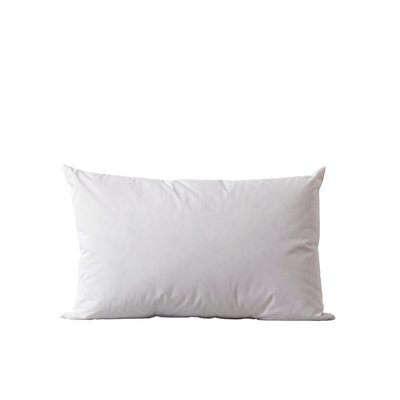 Oreiller rectangulaire mi-ferme duvet de canard ESSENTIEL CARRE BLANC