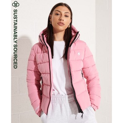 Doudoune courte à capuche zippée SUPERDRY