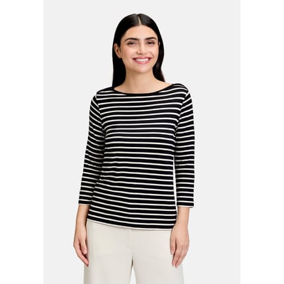 T-shirt à rainures à encolure bateau BETTY BARCLAY