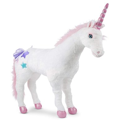 Peluche géante Licorne MELISSA & DOUG