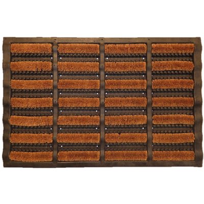 Paillasson en coco motif rectangle CALICOSY