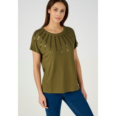 Tee-shirt uni à sequins DAMART