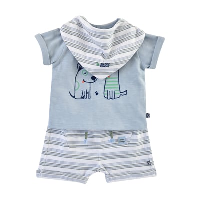 T shirt naissance short et bandana elouan SUCRE D'ORGE