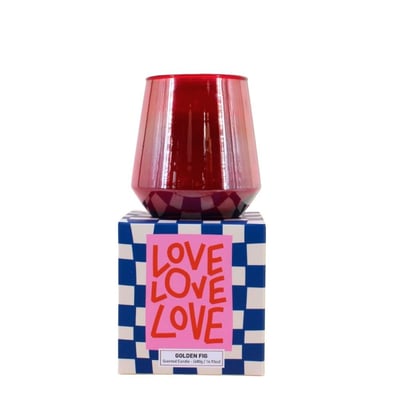 Bougie parfumée verre lustré 480g, boite cadeau ORNAMI