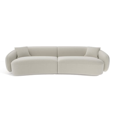 Canapé 4 places en tissu tramé CELINE SIA HOME