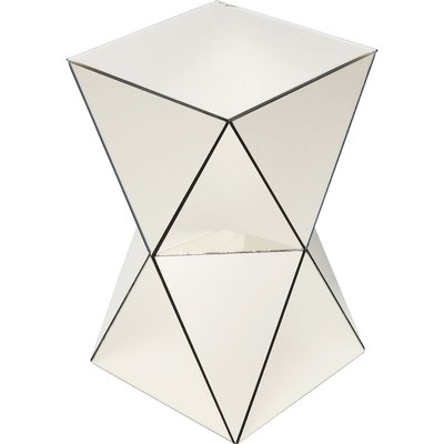 Table d'appoint en verre miroir, LUXURY KARE DESIGN