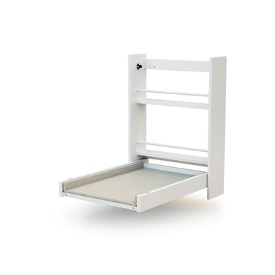 Table à langer murale rabattable en bois avec matelas EAZY AT4
