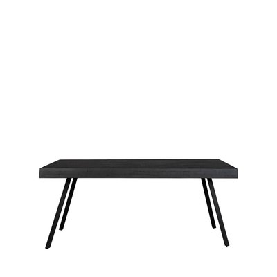Table à manger 4 personnes en teck recyclé et métal- SURI DRAWER