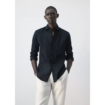 Chemise slim-fit 100 % lin MANGO MAN