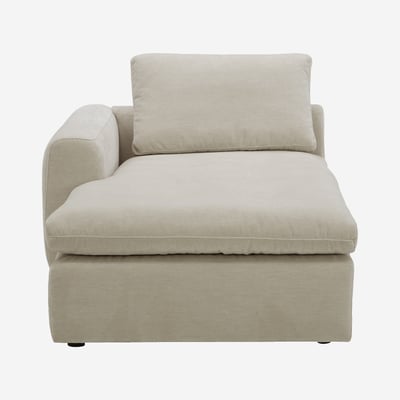 Méridienne d'angle gauche en tissu AMERIA HABITAT