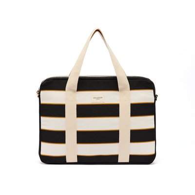 Sac Ordinateur à Rayures Office Chic DRAEGER PARIS