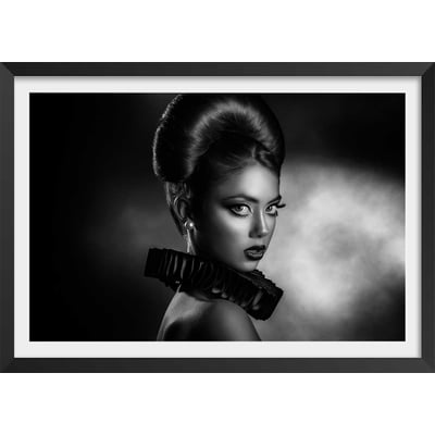 Affiche photo Lady anita en collerette HEXOA