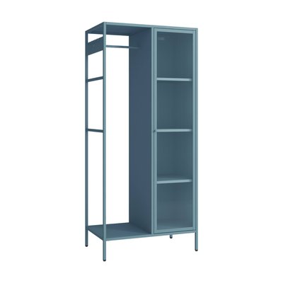 Dressing penderie industriel métal avec portant 5 espaces de rangement SOHO SWEEEK