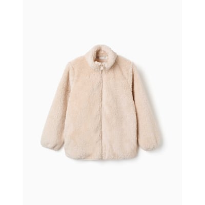 Veste en sherpa avec fermeture éclair ZIPPY