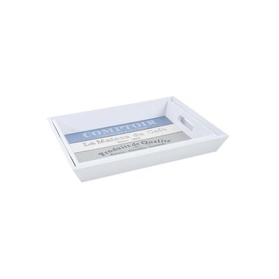 Plateau en bois rectangulaire Comptoir (Lot de 2) AUBRY GASPARD