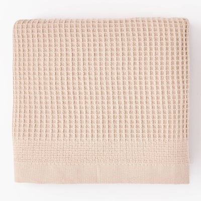 Serviette visage NA , 30x30cm, en coton bio MONOPRIX