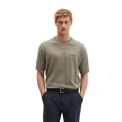 Pull à manches courtes Travel Collection en pur coton bio MARC O'POLO