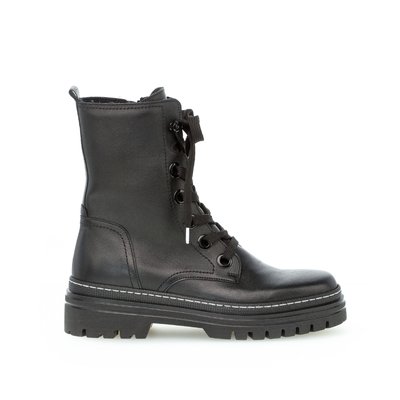 Bottines en cuir à talon décroché GABOR