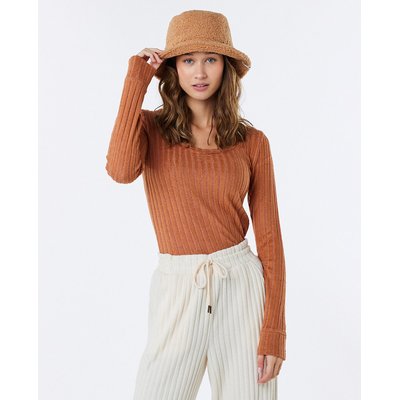 T-shirt manches longues Col large COSY RIP CURL