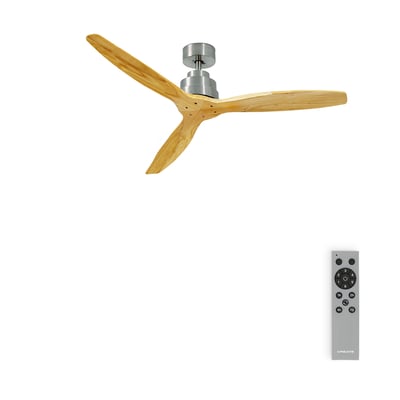 Ventilateur de plafond 40W  sans lumière et télécommande WIND STYLANCE NATURAL WOOD CREATE