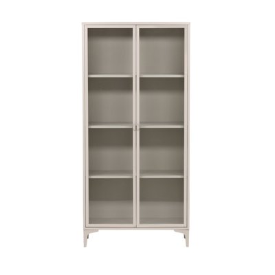 Vaisselier 2 portes en verre et métal H190cm- PIRING VENTURE HOME