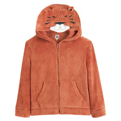 Giacca da casa in pile con cappuccio LA REDOUTE COLLECTIONS
