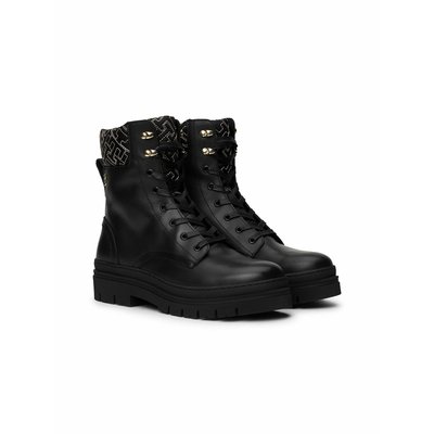 Botas com atacadores, em pele TOMMY HILFIGER