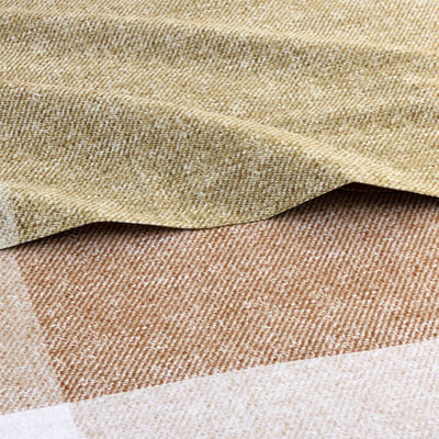 Drap plat en satin de coton marron, LOOMIS BOSS HOME