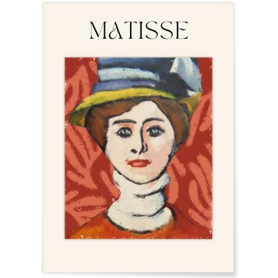 Affiche Matisse - Femme au Chapeau L'AFFICHERIE