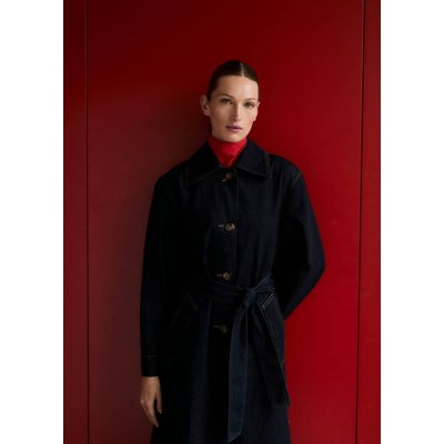 Trench long en jean rinse wash MANGO