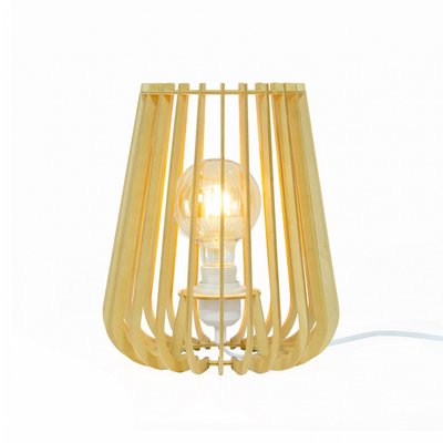 Lampe à poser en bois de peuplier, ELSA C-CREATION