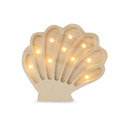Lampe à poser Bois SEASHELL LITTLE LIGHTS