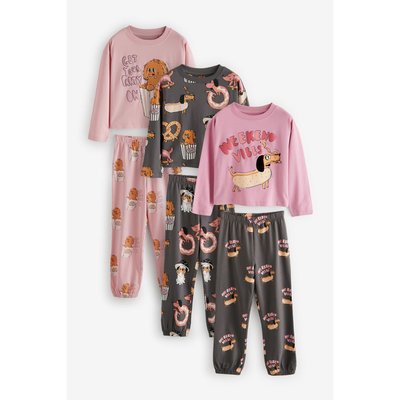 Pyjamas style jogging animal, lot de 3 NEXT