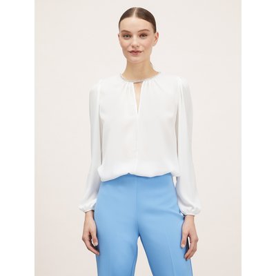 Blouse élégante avec des pierreries transparentes MOTIVI