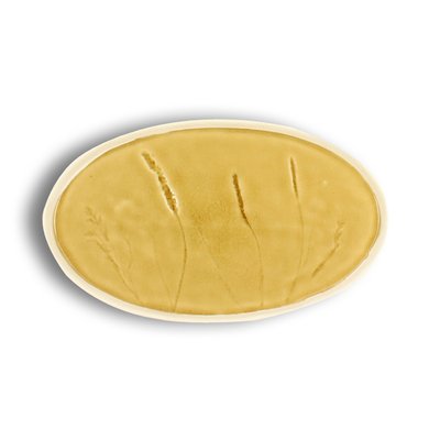Plat ovale en grès 29,5cm, FLE OGO LIVING