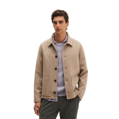 Veste en laine coupe classique en laine mélangée double face toute douce MARC O'POLO