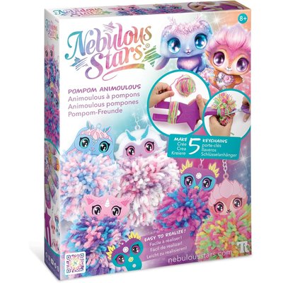 Kit Porte-clé à fabriquer Animoulous à Pompons HAPE