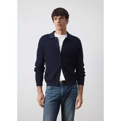 Cardigan tricot texturé MANGO MAN