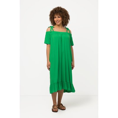 Robe midi à volant. Manches courtes ULLA POPKEN
