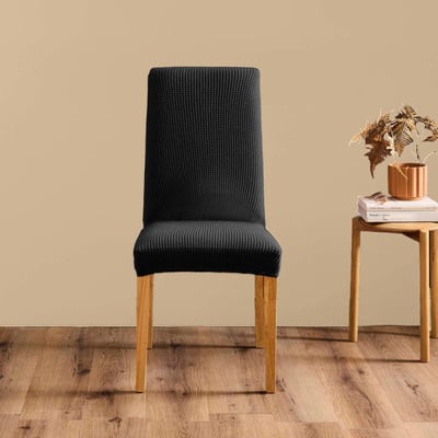 Housse de chaise extensible en polyester gaufré DECORATIE