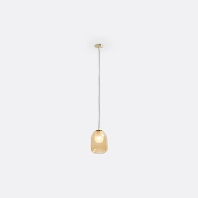 Lampadario ottone e vetro ambrato Ø20 cm, Bumble LA REDOUTE INTERIEURS