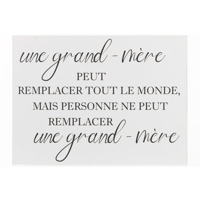 Panneau en fer horizontal, Rives vintage RECOLLECTION