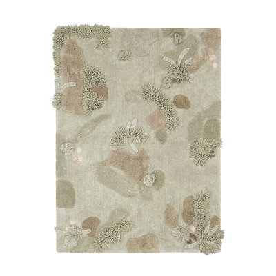 Tapis Rectangulaire en coton  Forêt de champignons CHASSE AUX CHAMPIGNONS LORENA CANALS