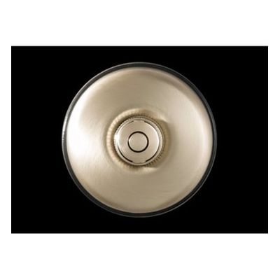 Interrupteur Bouton Poussoir Dimbler 10a Noir Et Doré Satiné Ø64,5 Mm FONTINI