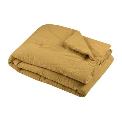 Édredon en gaze de coton 125x150  Coline naturel DECORATIE