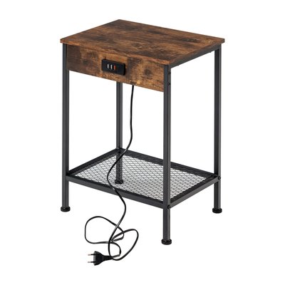 Bout de canapé table d'appoint style industriel, OAKHAM MEUBLES COSY