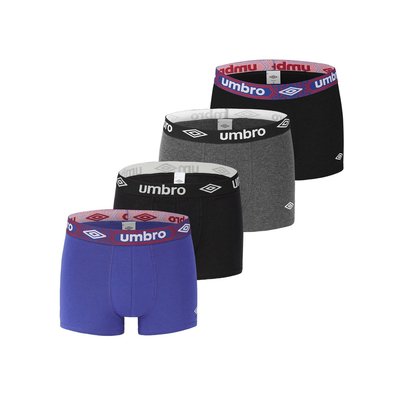 Lot de 4 Boxers coton Bio Neo UMBRO