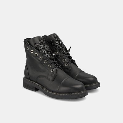 Bottines en cuir à lacets ALMA EN PENA